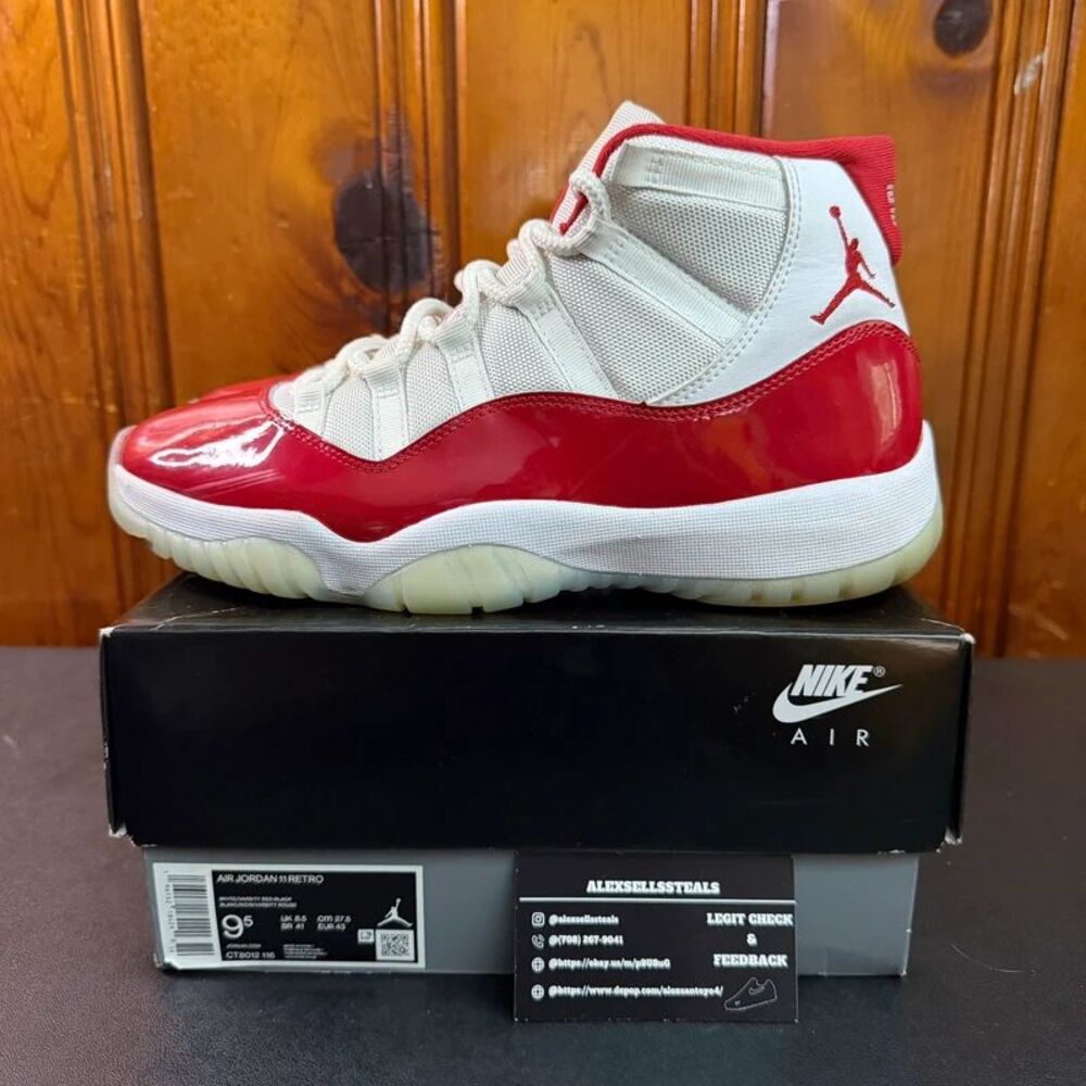 Jordan 11 Cherry Retro 2022 Size 9.5 Men OG Box